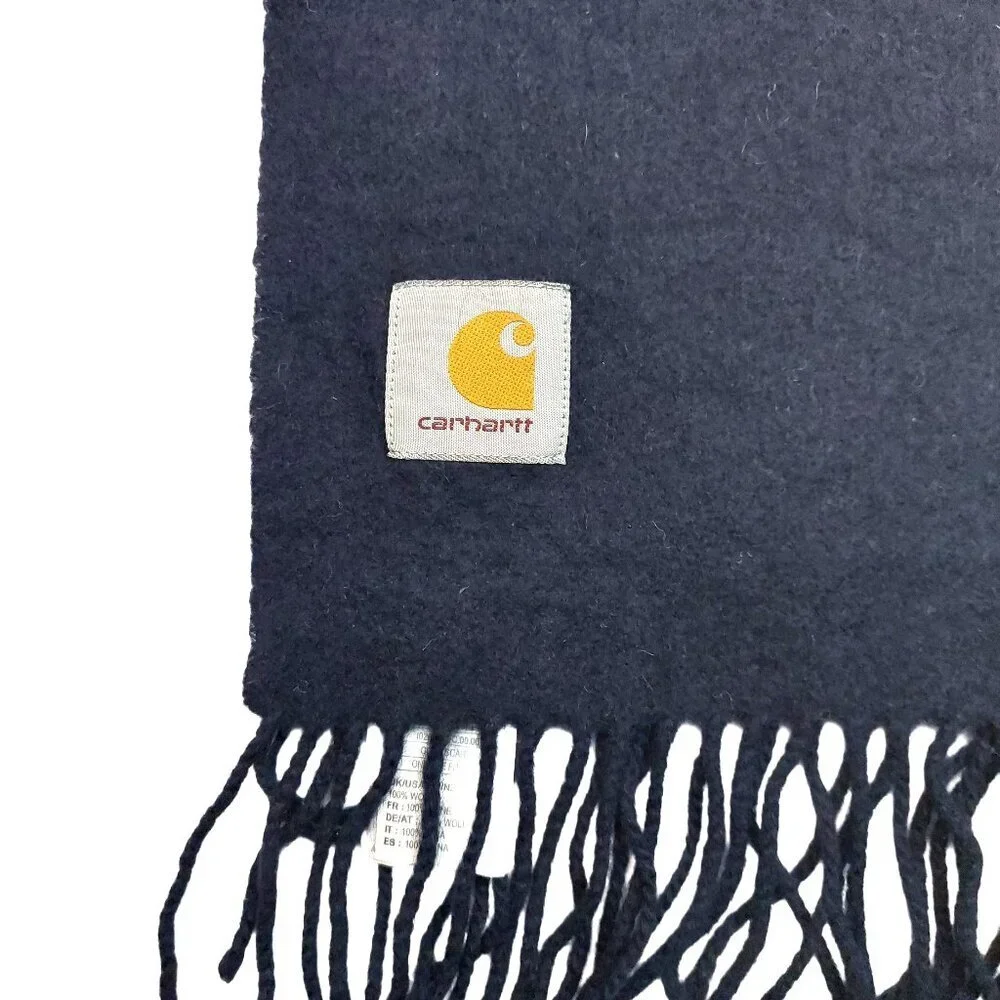 Carhartt Classic Vintage Black Wool Men's Scarf